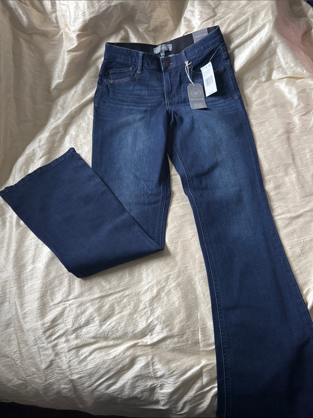 Wit & Wisdom Dark Blue Wide Leg Jeans
